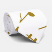 Muziekpatroon Stropdas (Opgerold)