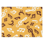 Muziekpatroon Tafelkleed (Voorkant (Horizontaal))