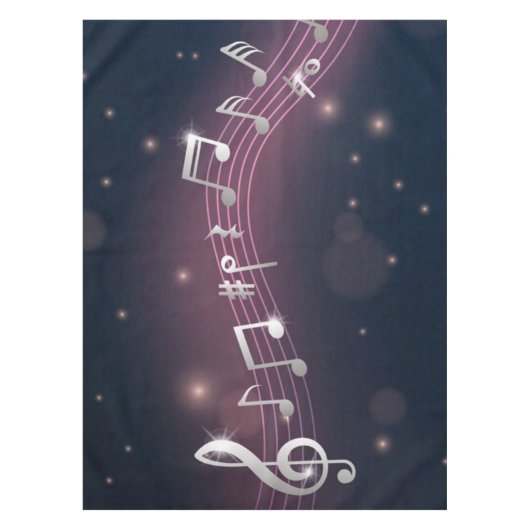 Muziekpatroon Tafelkleed (Voorkant)