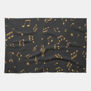 Muziekpatroon Theedoek