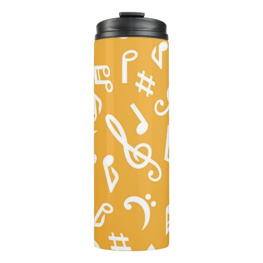 Muziekpatroon Thermosbeker (Voorkant)