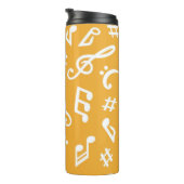 Muziekpatroon Thermosbeker (Geroteerd rechts)