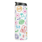 Muziekpatroon Thermosbeker (Geroteerd rechts)