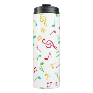 Muziekpatroon Thermosbeker