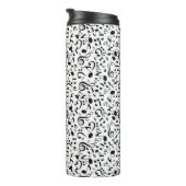 Muziekpatroon Thermosbeker (Geroteerd rechts)