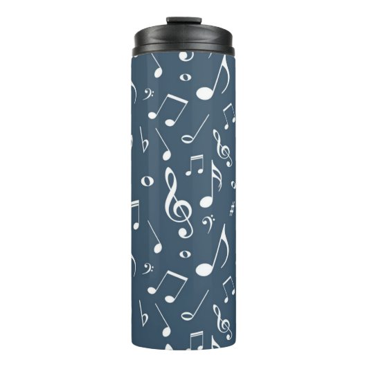 Muziekpatroon Thermosbeker (Voorkant)