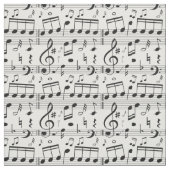 Muziekpatroonstructuur Stof (Swatch)