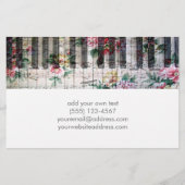 muziekpianolflordesign flyer (Achterkant)