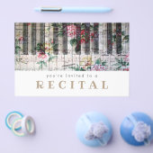 muziekpianolflordesign flyer (Enkel)