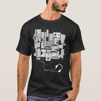 Muziekproducent Dj en Electronic Musician T-shirt