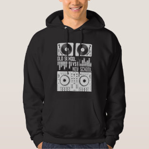 Muziekproducent DJ Old School Vinyl electro Techno Hoodie