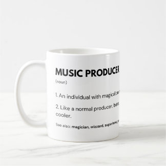 Muziekproducent en Audio Engineer Productie Koffiemok