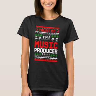 Muziekproducent Kerst Componist Opnemen Muzikant T-shirt