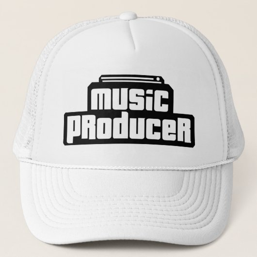 muziekproducent trucker pet (Voorkant)