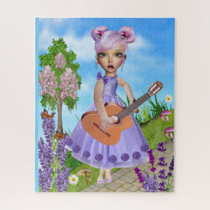 Muziekpuzzel voor kleine meisjes legpuzzel