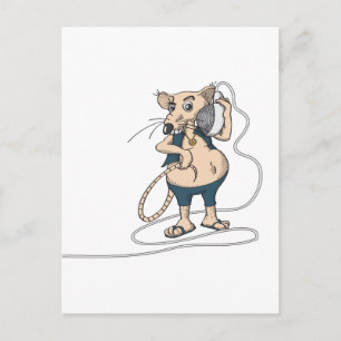 muziekrat briefkaart