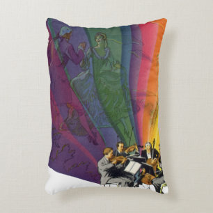 muziekregenboog, Victoriaans paardendansen Decoratief Kussen