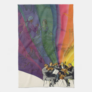  muziekregenboog, Victoriaans paardendansen Theedoek