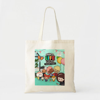 Muziekretro Manga Toca Boca Anime Cute Graphic Gif Tote Bag
