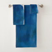 Muziekroze en blauw door O'Keeffe Bad Handdoek (Insitu)
