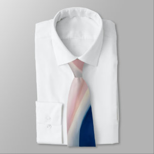 Muziekroze en blauw door O'Keeffe Stropdas