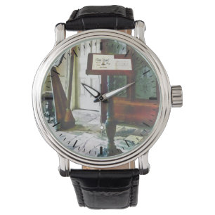 Muziekruimte met Harp Horloge