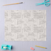 Muzieksamenstelling  collage tissuepapier (Craft)