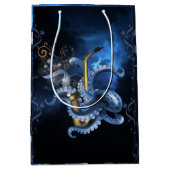 Muzieksaxofone met octopus medium cadeauzakje (Voorkant)