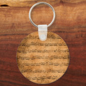 Muziekscore sleutelhanger (Voorkant)