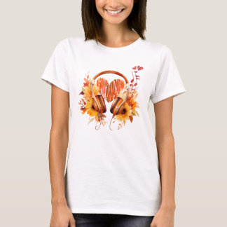 Muziekshirt, Moeilijke Tijden Shirt, Musicus Herfs T-shirt