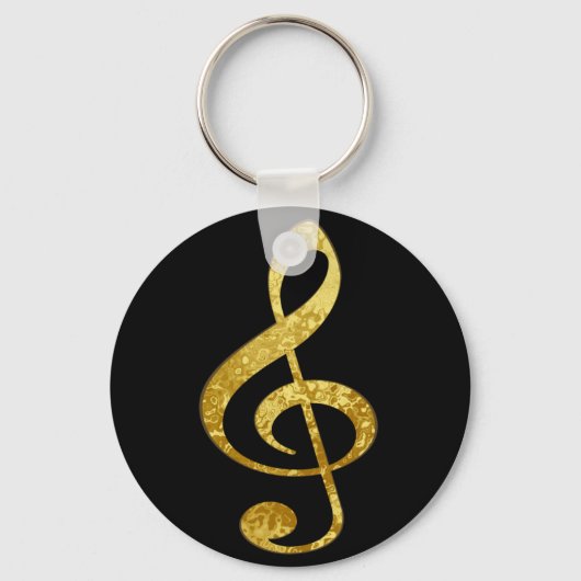 muzieksleutel sleutelhanger (Voorkant)