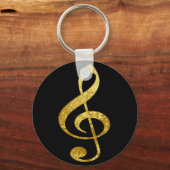 muzieksleutel sleutelhanger (Voorkant)