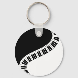 MuziekSleutelhanger voor pianotoetsenbord Sleutelhanger