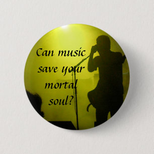 Muziekspaarders Ronde Button 5,7 Cm