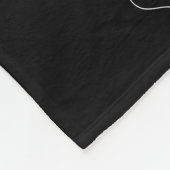 Muziekspeler Aangepaste foto Fleece Deken (Hoek)