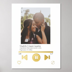 Muziekspeler Aangepaste foto Folie Afdrukken