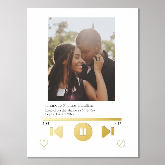 Muziekspeler Aangepaste foto Folie Afdrukken (Voorkant)