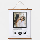 Muziekspeler Aangepaste foto Hangend Wandkleed (Voorkant)