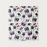 Muziekspeler, bandrecorder, videoband, filmcamera,