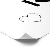 Muziekspeler Eerste Dans Foto Poster (Hoek)