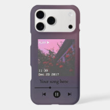 Muziekspeler Esthetische Hoes, iPhone 17 Pro
