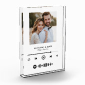 Muziekspeler Fotolijst Met Aangepaste Spotify Code Fotoblokken (Links)