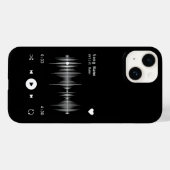 Muziekspeler Kunstenaar en Song Gepersonaliseerd z Case-Mate iPhone Case (Achterkant (horizontaal))