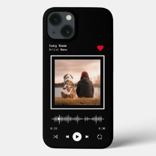 Muziekspeler Kunstenaar en Song Gepersonaliseerde  iPhone 13 Hoesje