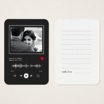 Muziekspeler Trouwen Gastboek / Ondertekenen Kaart