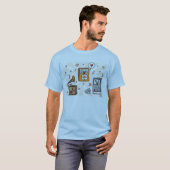 Muziekspelers - Mannen T-Shirt (Voorkant volledig)
