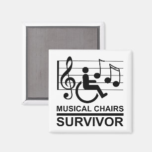 MUZIEKSTOELEN - SURVIVOR MAGNEET