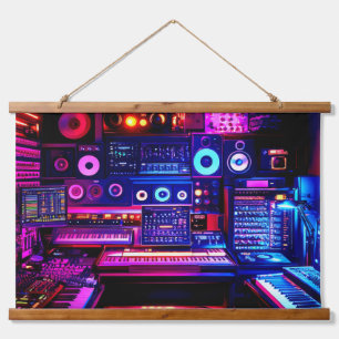 Muziekstudio Hangend Wandkleed