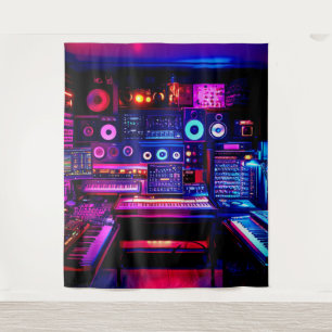 Muziekstudio Wandkleed