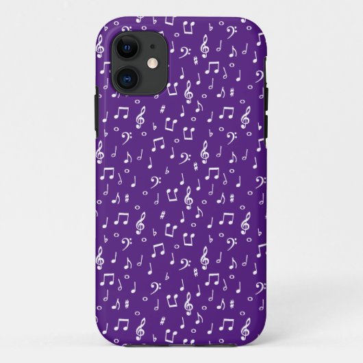 muzieksymbolen Hoesje-Mate iPhone case (Achterkant)